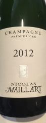 Champagne Nicolas Maillart 1er Cru 2012 Brut