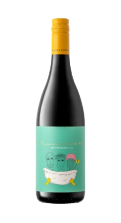 Three Men in a Tub With a Rubber Duck Red Blend 2020 Image 1
